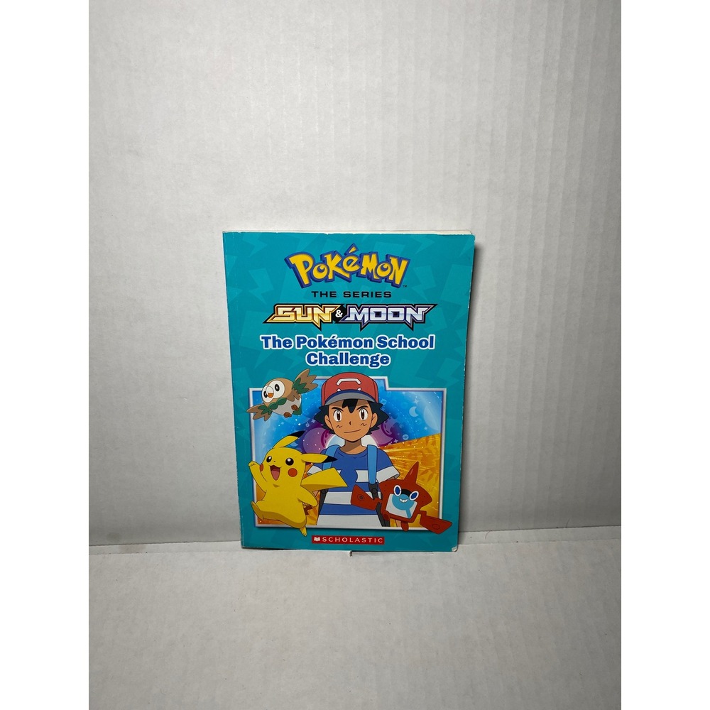Pokemon‎ Sun & Moon The Pokemon School Challenge Scholastic Paperback Book
